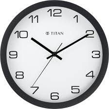 Titan Plastic Contemporary Wall Clock 