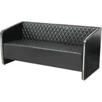 Black Multi Seater Office Sofa