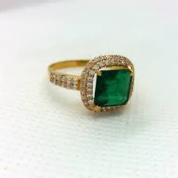 Smooth Texture Onyx Ring 