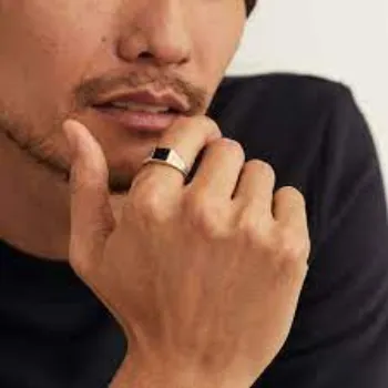 Shree Aadya Jewels Onyx Ring