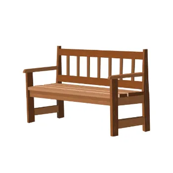 Wooden Outdoor Bench