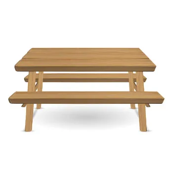 Plain Outdoor Bench