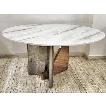 Polished Oval Dining Table