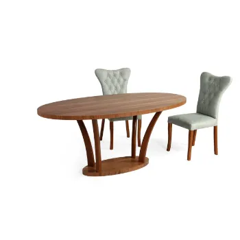 Plain Oval Dining Table