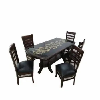 Printed Oval Dining Table