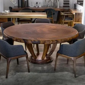 Plain Oval Dining Table