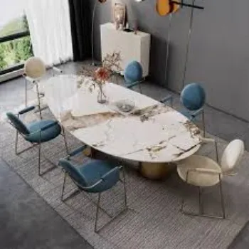 Easy To Place Oval Dining Table