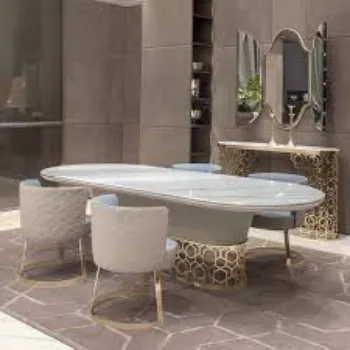 Modern Oval Dining Table