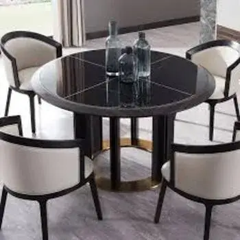 Black Oval Dining Table