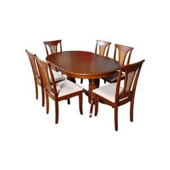 Fine Finishing Oval Dining Table