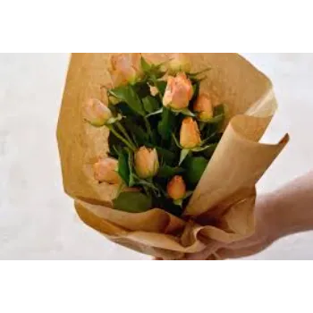 Orange Paper Bouquet