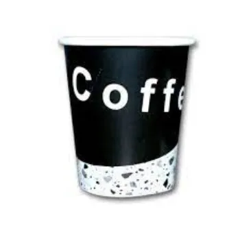 Black Paper Coffee Cup