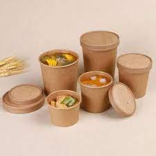  Non Polished Paper Food Container
