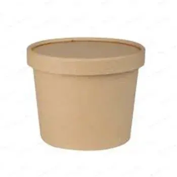 Light Brown Paper Food Container
