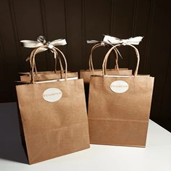 Exclusive Brown Paper Bag For Shopping N Gifting