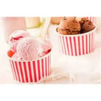 Pink Paper Ice Cream Cup