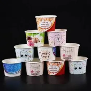 New Paper Ice Cream Cup