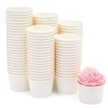 Solid Paper Ice Cream Cup