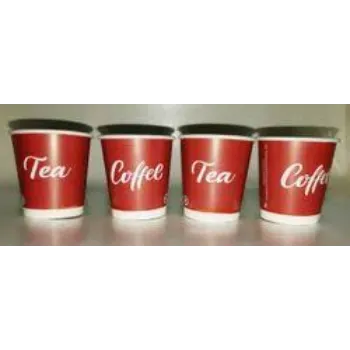 Red Paper Tea Cup