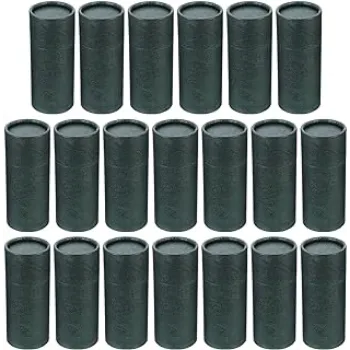 black plain Paper Tube Box
