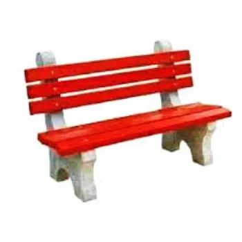 Concrete Park Bench