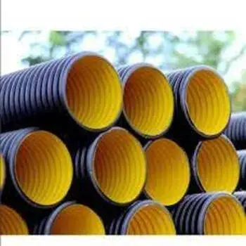 Black Yellow, PE Corrugated Pipe