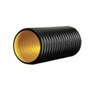 Black Yellow, PE Corrugated Pipe
