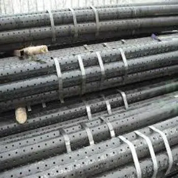 Manufacturing 75 mm SS Perforated Pipe