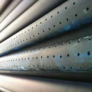 SS 4inch Perforated Corrugated Pipe