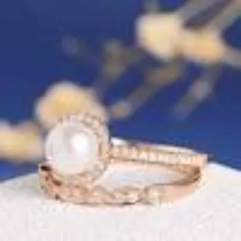  Corrosion Proof  Pearl Ring