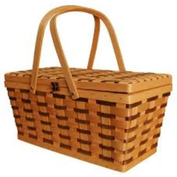 Brown Picnic Basket