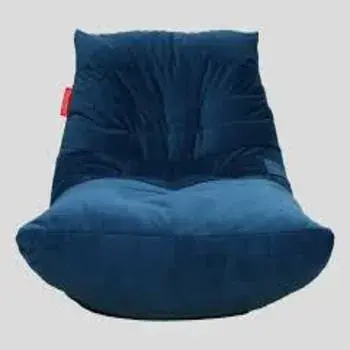 Simple Blue Bean Bag