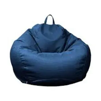 Dark Blue Plain Bean Bag