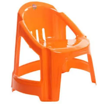 Orange Plastic Baby Chair