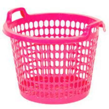 Plastic Basket Pink Color