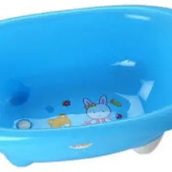 Blue, Plastic Bath Tub