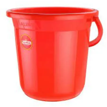 Red Plastic Bucket