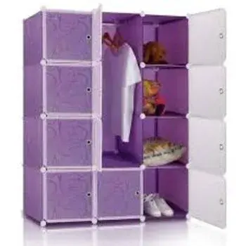 Multi Shelves Plastic Cupboard