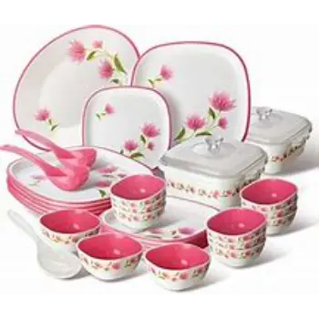 Solid Plastic Dinner Set