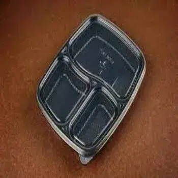 Black Plastic Disposable Trays