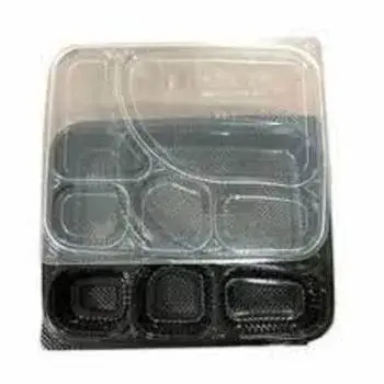 Multicolor Plastic Disposable Trays
