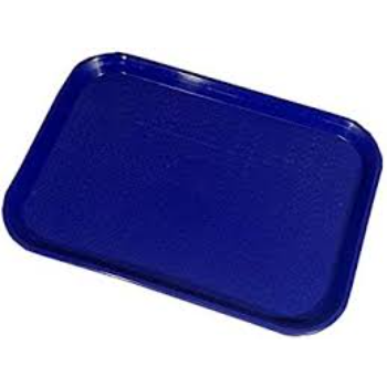 Navy Blue Plastic Disposable Trays