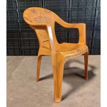 Polished Plastic Garden Chair
