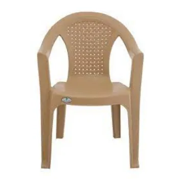 Brown Plastic Garden Chair