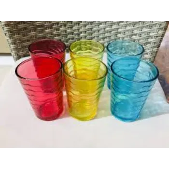 Attractive Pattern Plastic Glass 