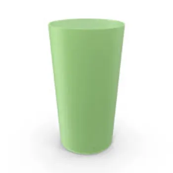 Plastic Glass Green Color