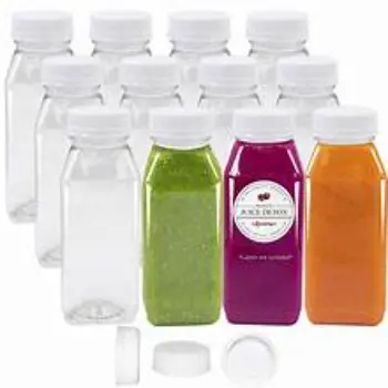 Multicolor Plastic Juice Bottles
