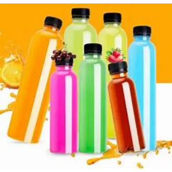 Various Plastic Juice Bottles