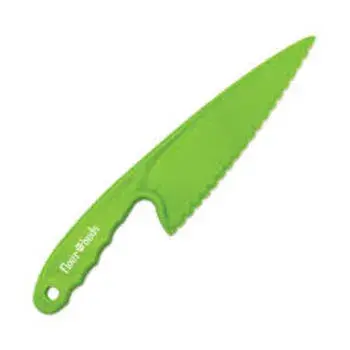 Green Plastic Knife