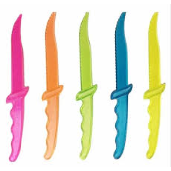 Colorful Plastic Knife